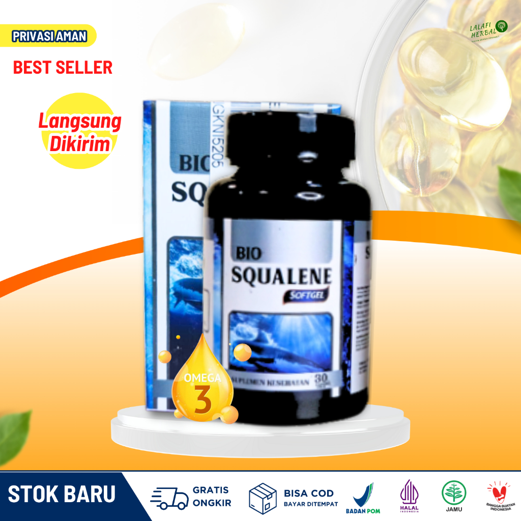 Bio Squalene Minyak Hati Ikan Hiu Omega 3