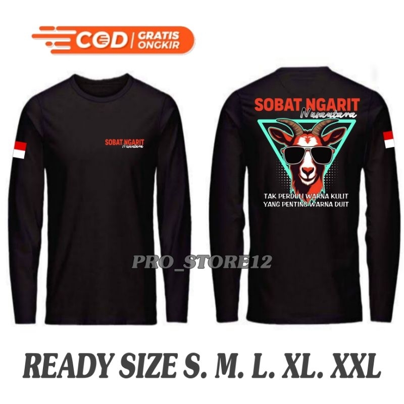 KAOS SOBAT NGARIT NUSANTARA - LENGAN PANJANG