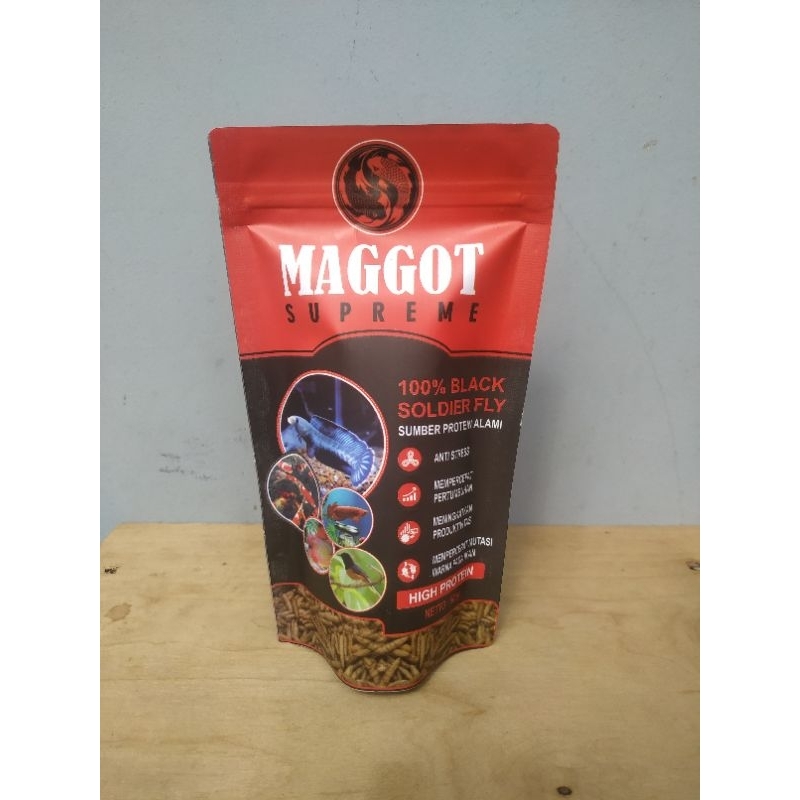 MAGGOT KERING, PAKAN HAMSTER, PAKAN IKAN HIAS