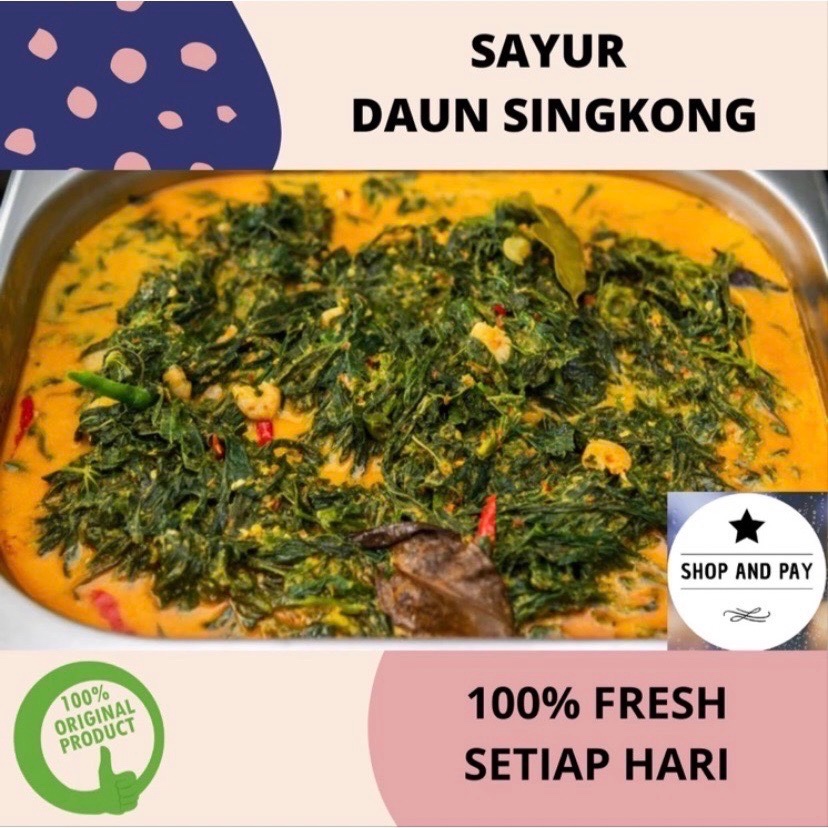 

Sayur Daun Singkong Matang FRESH 100%