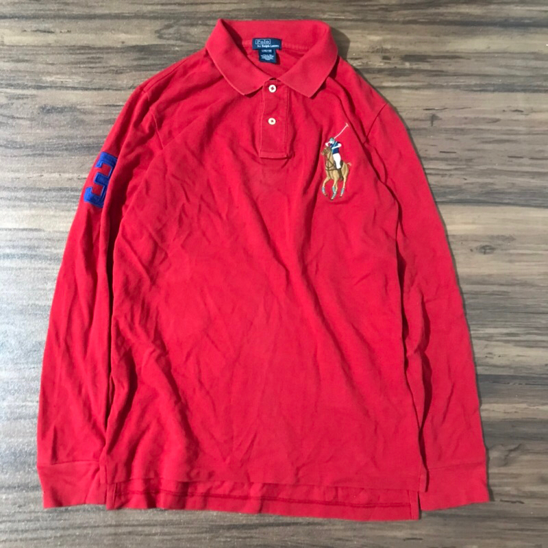 kaos kerah polo ralph lauren size S second bekas preloved