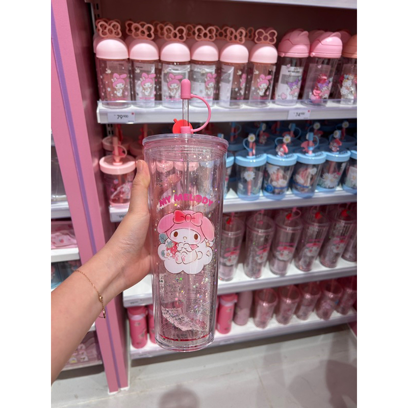 Tumblr Botol Minum Miniso Sanrio Kuromi Melody Cinammorroll