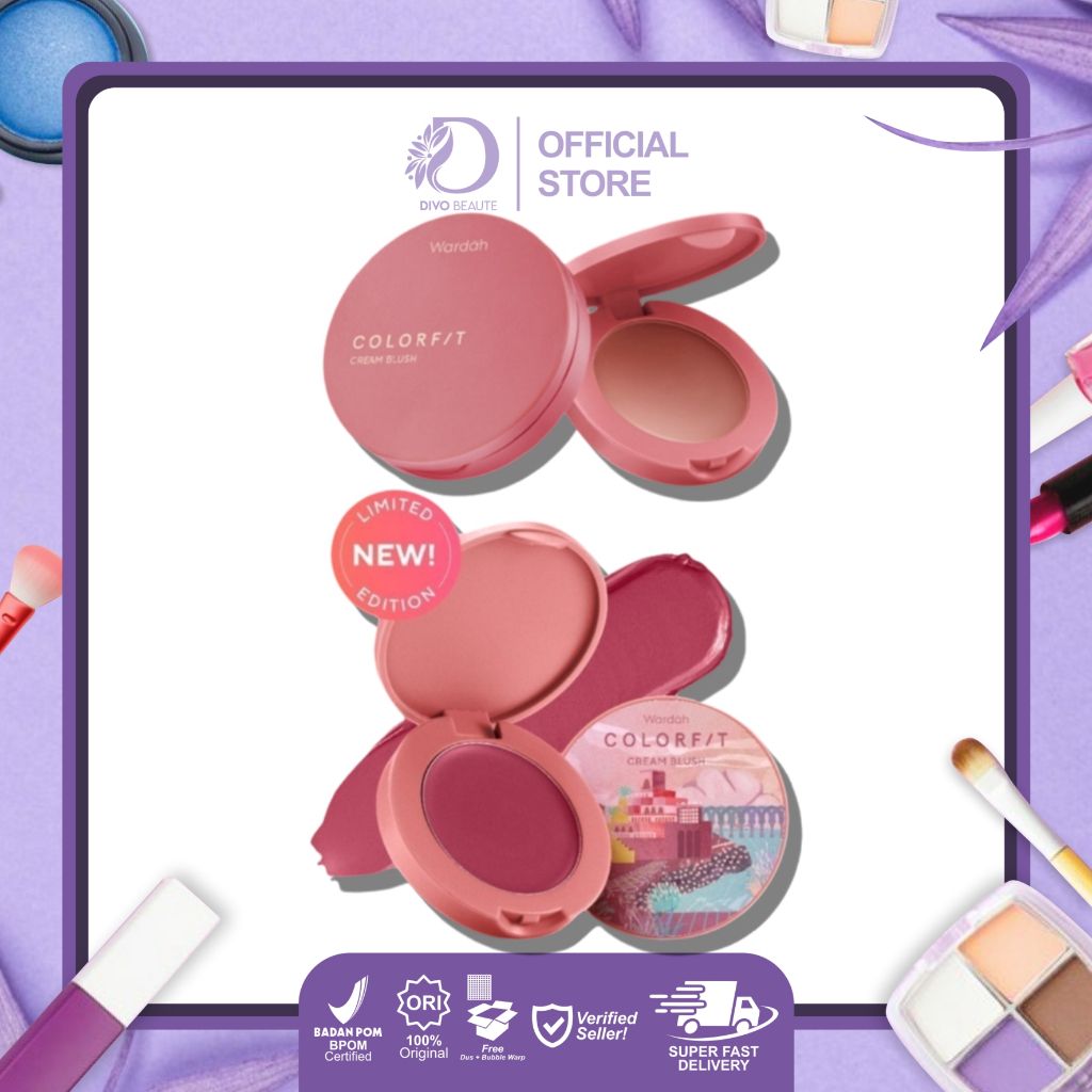 Wardah Colorfit Cream Blush - Blush On