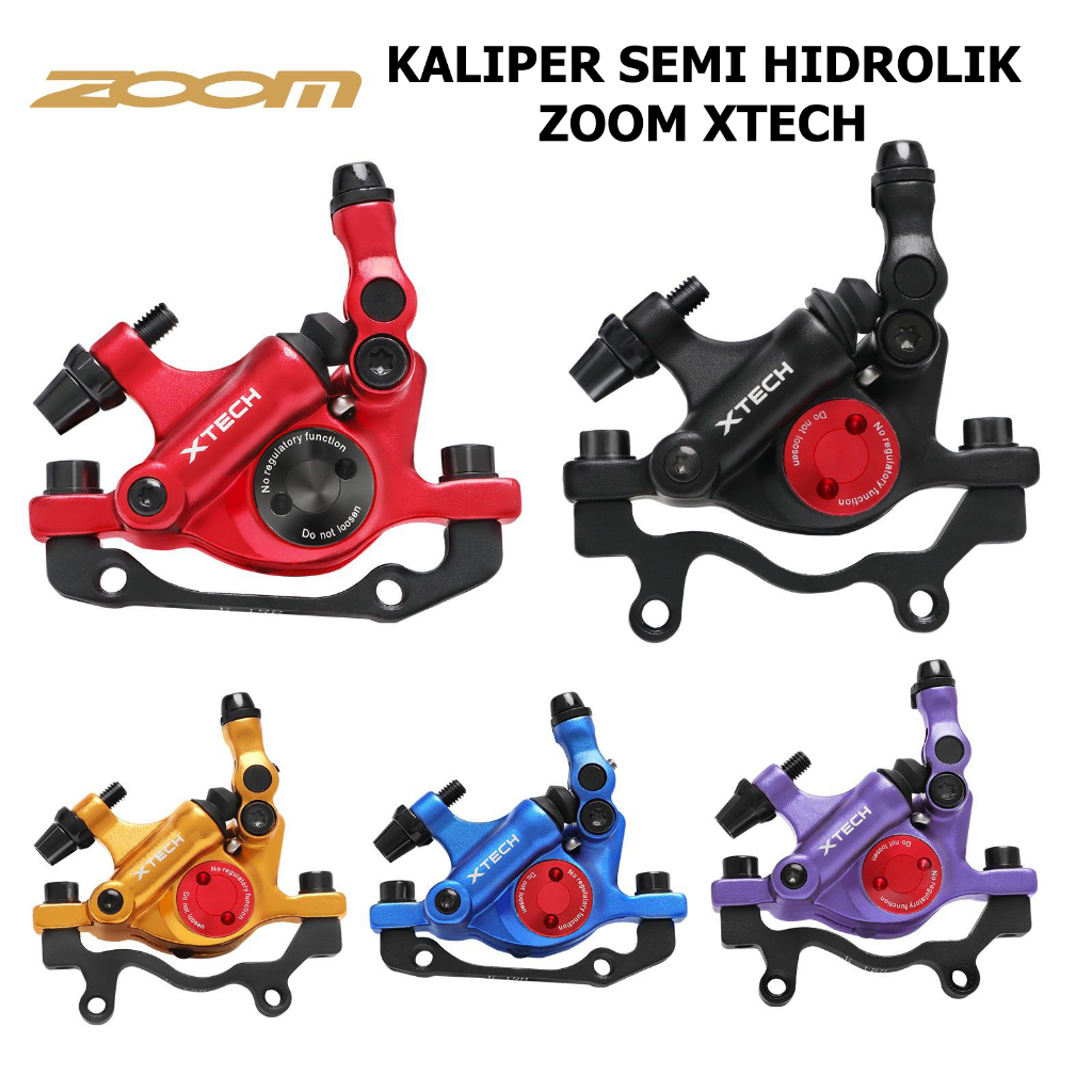 Kaliper Rem Hidrolik ZOOM Xtech HB100 Untuk Sepeda MTB RB dan Sel