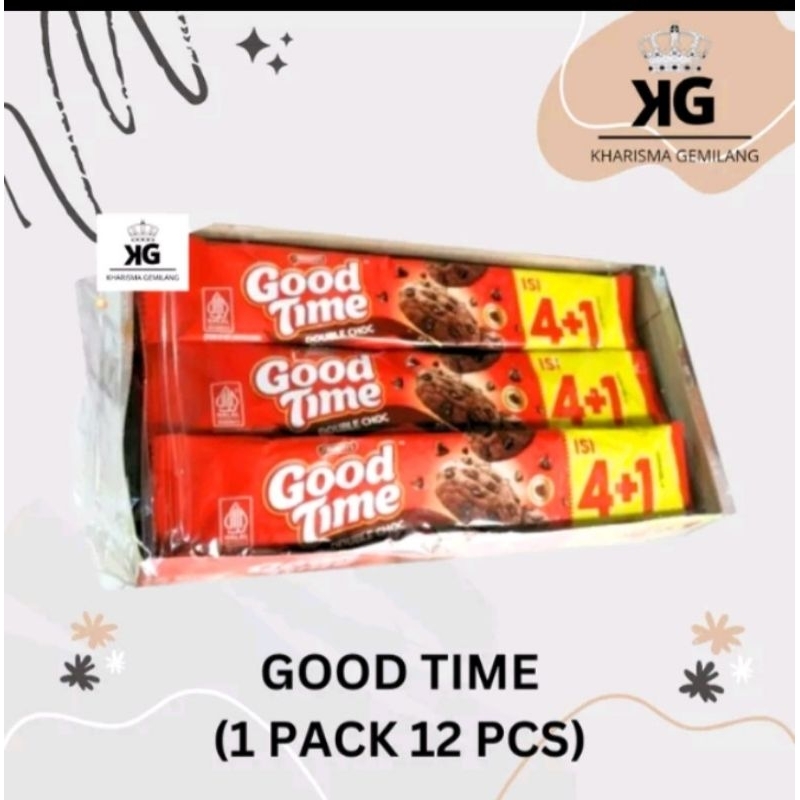 

GOOD TIME - GOOD TIME 12 Pcs X 26 5gr cookies box Eceran 2000 Rasa cokelat Biscuit Renyah