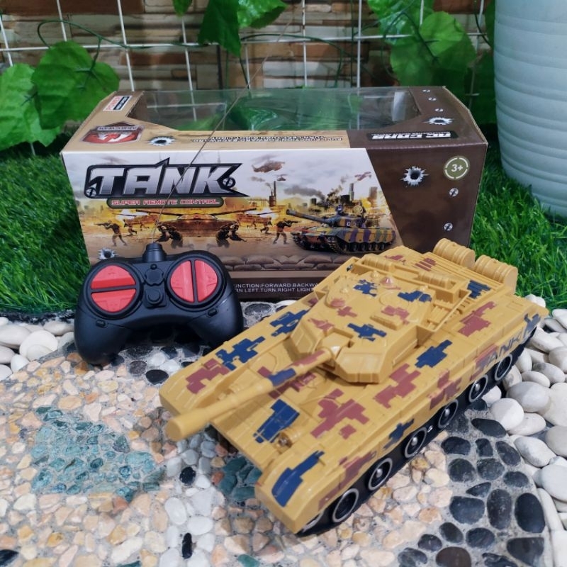 MAINAN RC MOBIL MILITARY WAR TANK BESAR ANAK EDUKATIF - MAINAN RC TANK