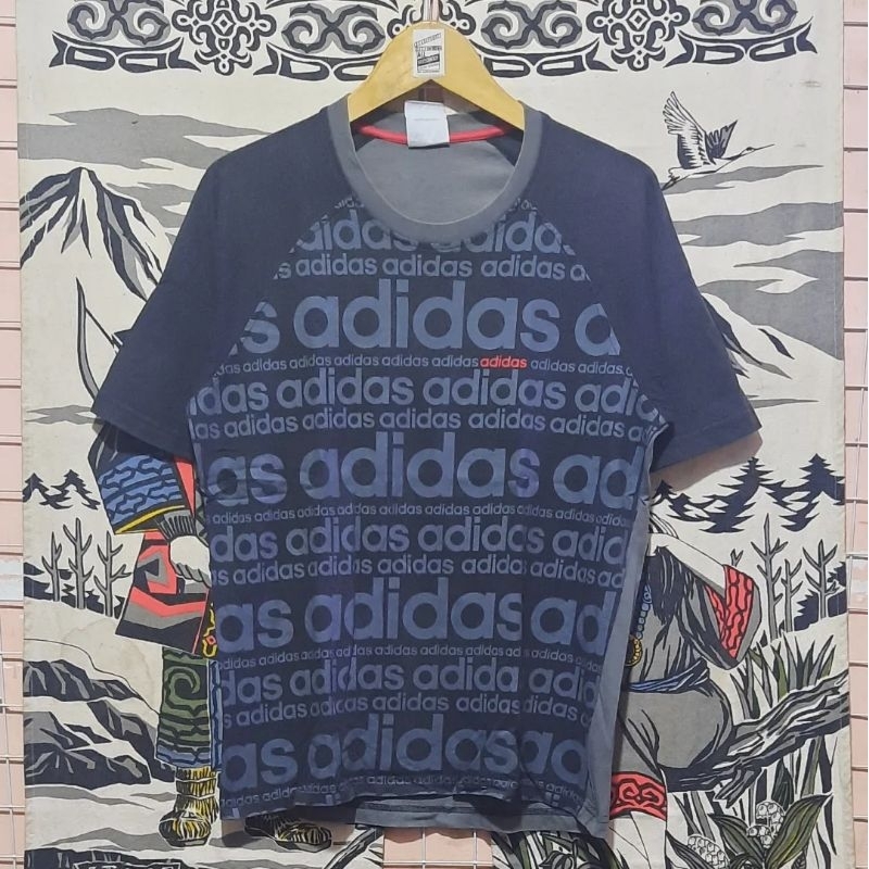 kaos adidas/adidas full print/adidas second