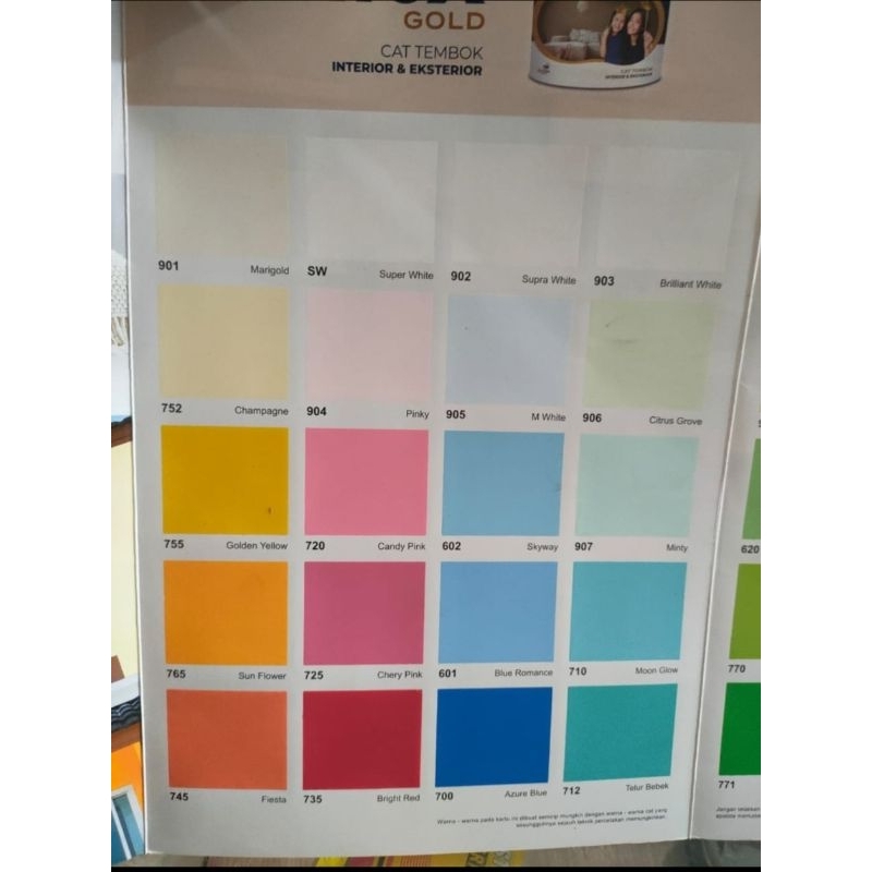 Cat Tembok Avitex Gold 25 Kg (KHUSUS GOJEK)