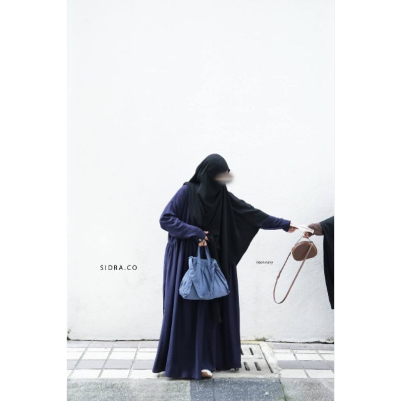 October Ver.2  by Sidra | Daily Abaya | Sidra.co | Sidra | Linen | Linen Zara | Abaya Hitam