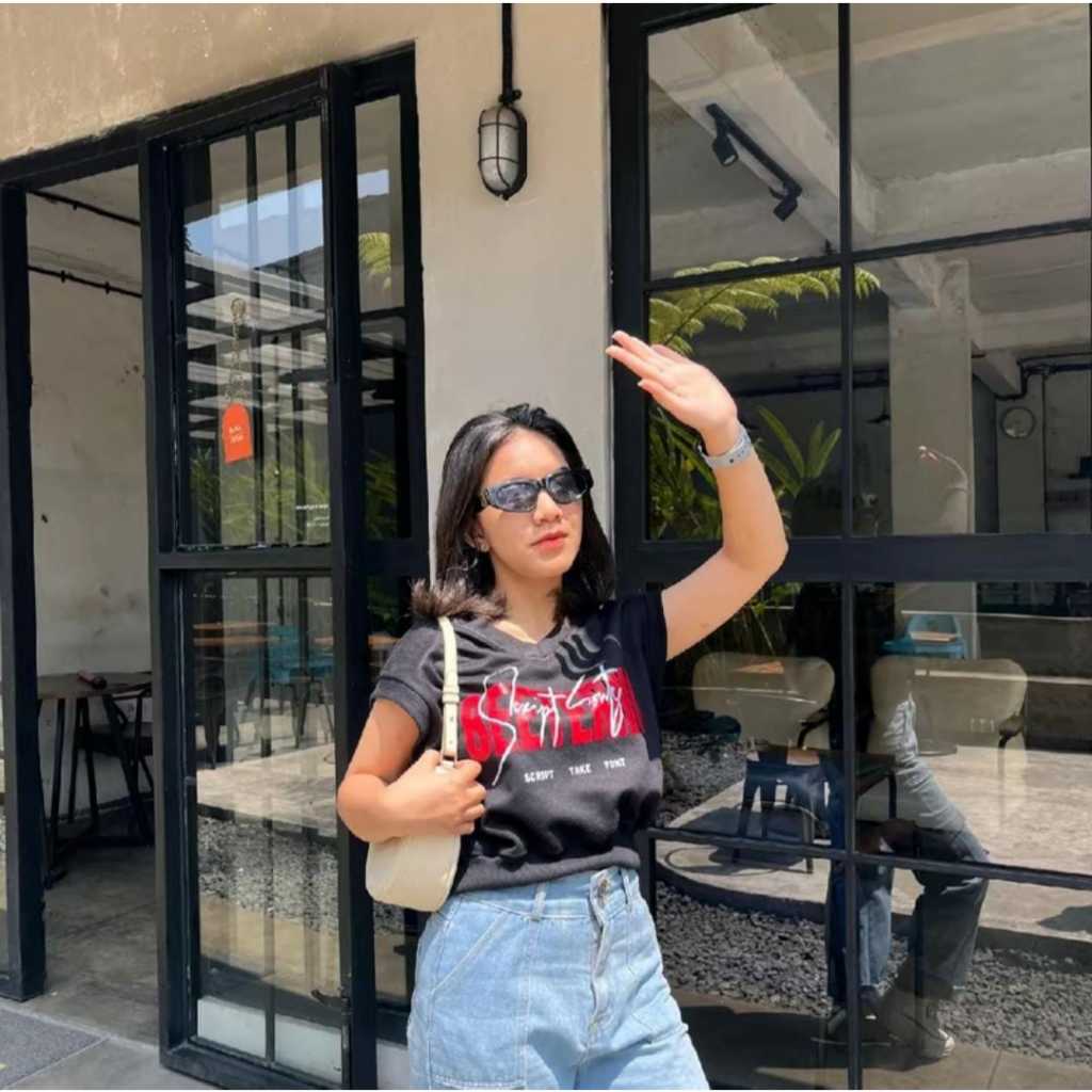 Outer Vest Beterno Hitam Korean Style Rompi Vest Wanita Y2K