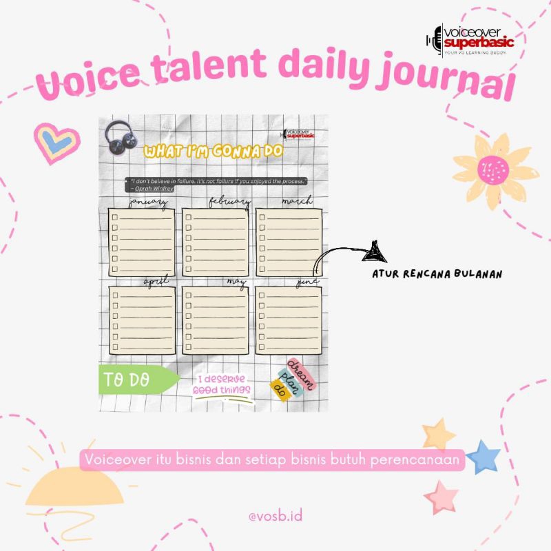 

voice talent daily journal