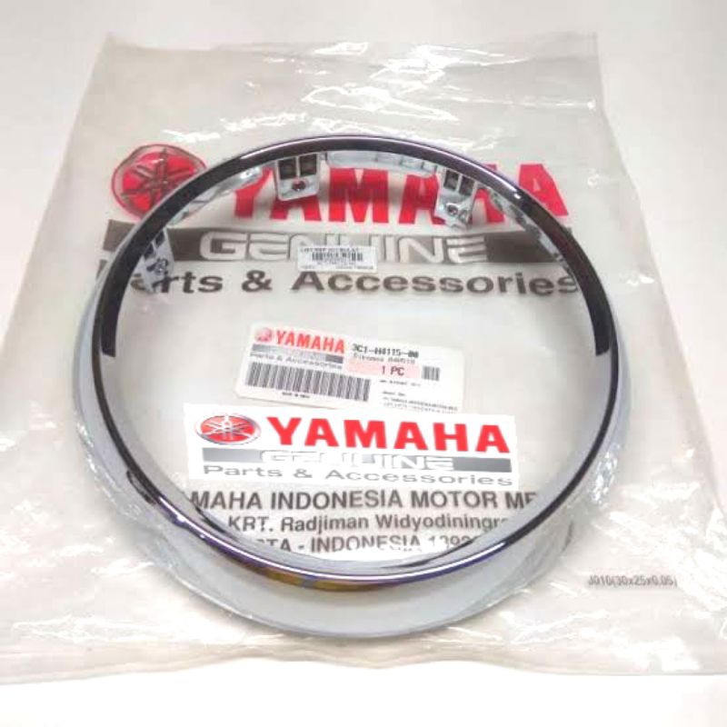 3C1-H4115-00 Ring lampu crome bulat only Yamaha Vixion old gen1 2007 - 2009 ori YGP