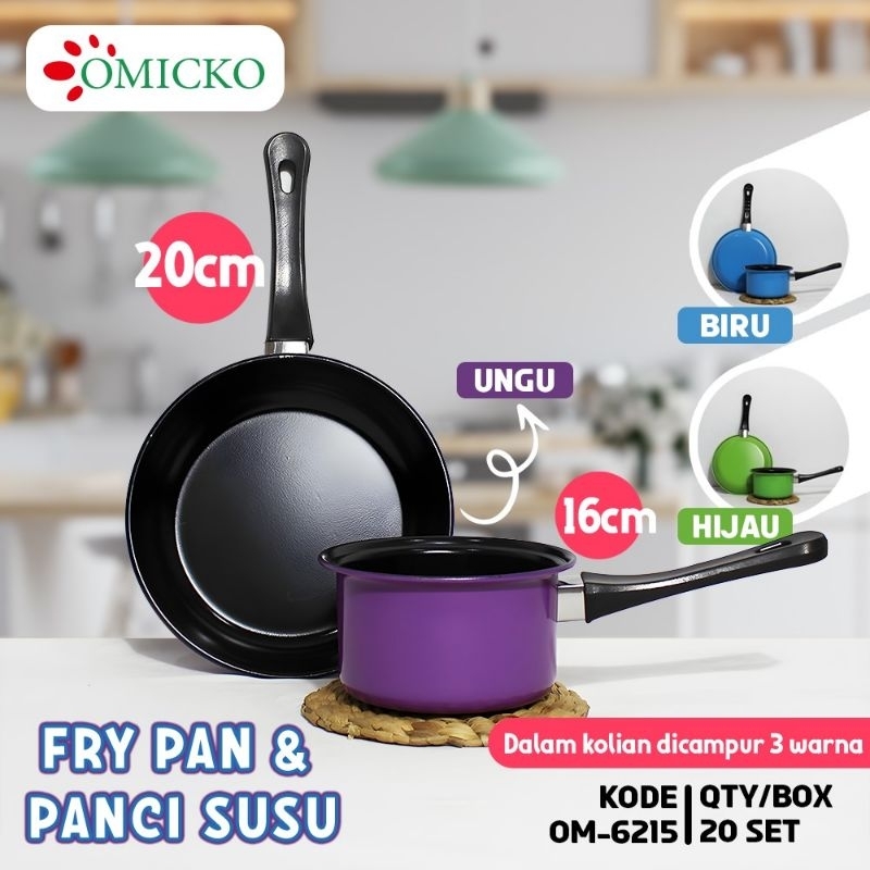 FRY PAN SET MILK FAN SET 2IN1
