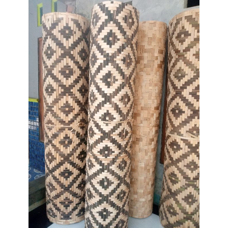bilik tabag anyaman bambu