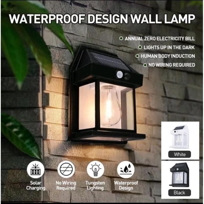 Solar Lampu bk888 Kecil 15×10cm Lampu Dinding Taman Outdoor Lighting Motion Sensor Lampu Cas Solar P
