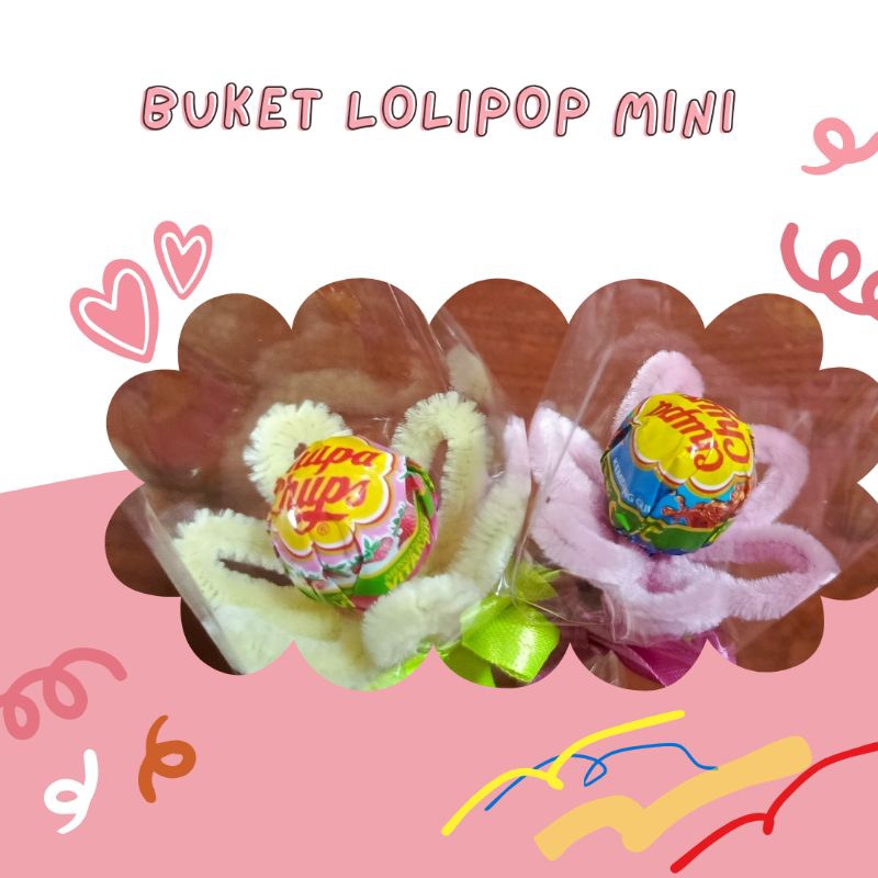 

Buket lolipop mini // hadiah unik // mini gift // snack gift // buket wisuda