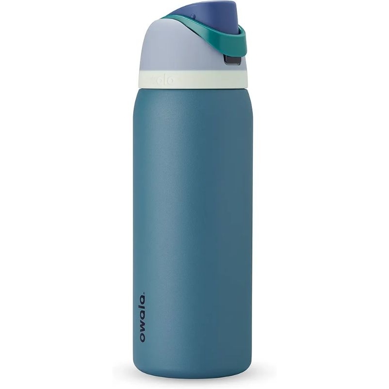Owala FreeSip Insulated Stainless Steel Water Bottle with Straw, BPA- 32 Oz, Denim