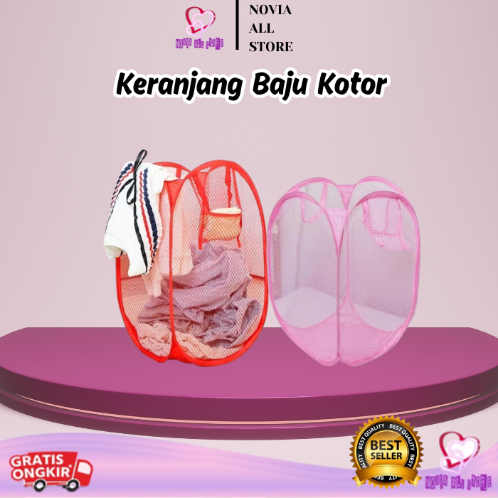 Keranjang Baju Kotor Lipat Motif Karakter / Laundry Basket / Keranjang / Laundry Bag