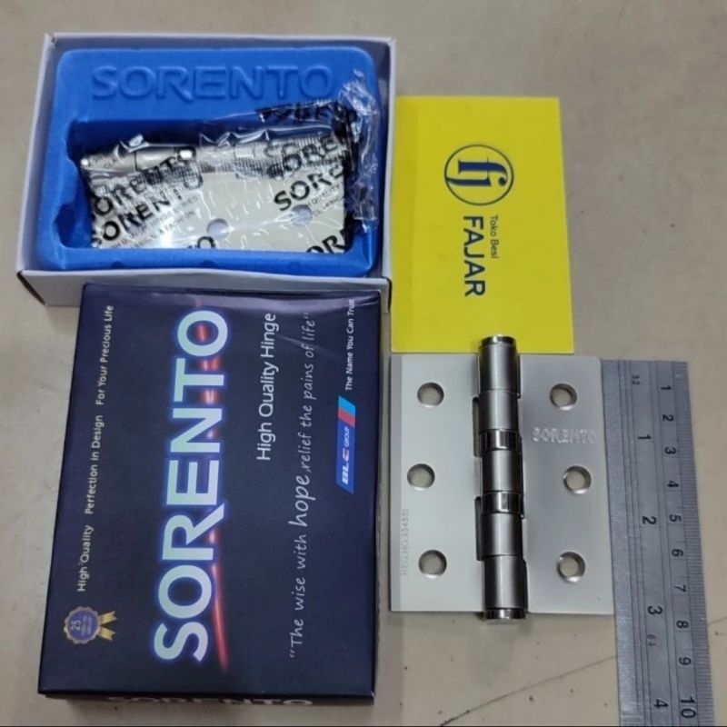 Engsel tebal kuat 3 inch SORENTO untuk pintu jendela rumah kamar