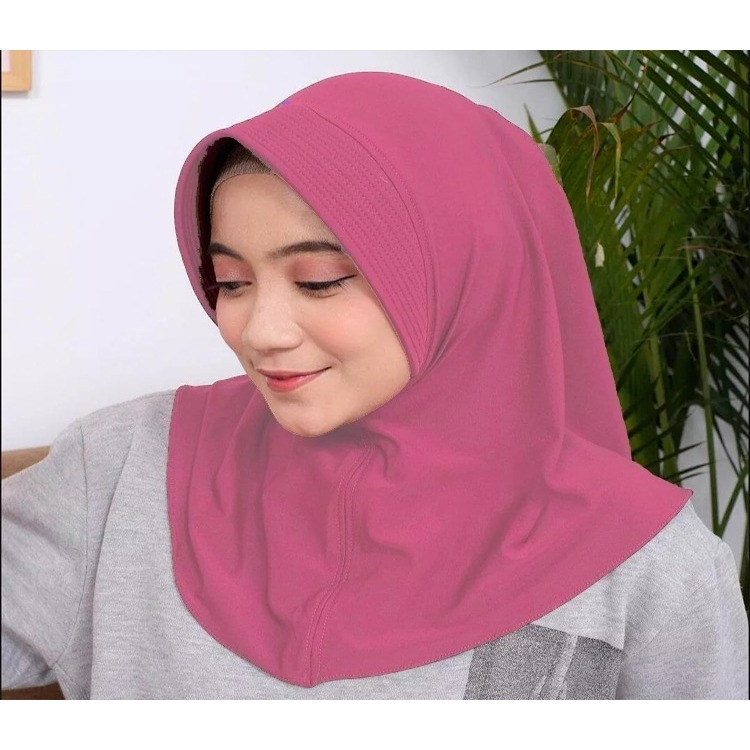 TERKINI HIJAB SPORT JILBAB INSTAN PAKAIAN MUSLIM REMAJA KERUDUNG BAHAN HYGT CASUAL