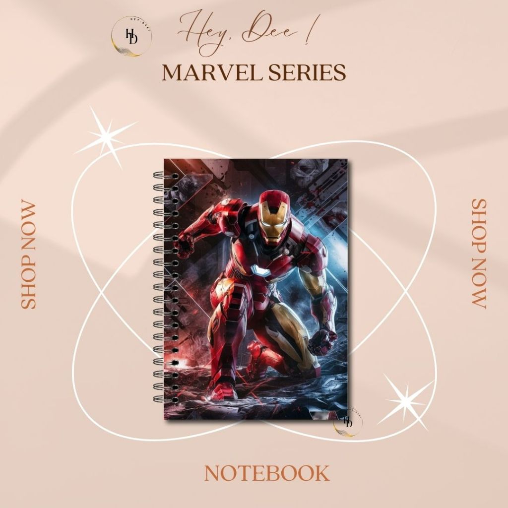 

HeyDee Notebook A5 Spiral Edisi MARVEL SERIES