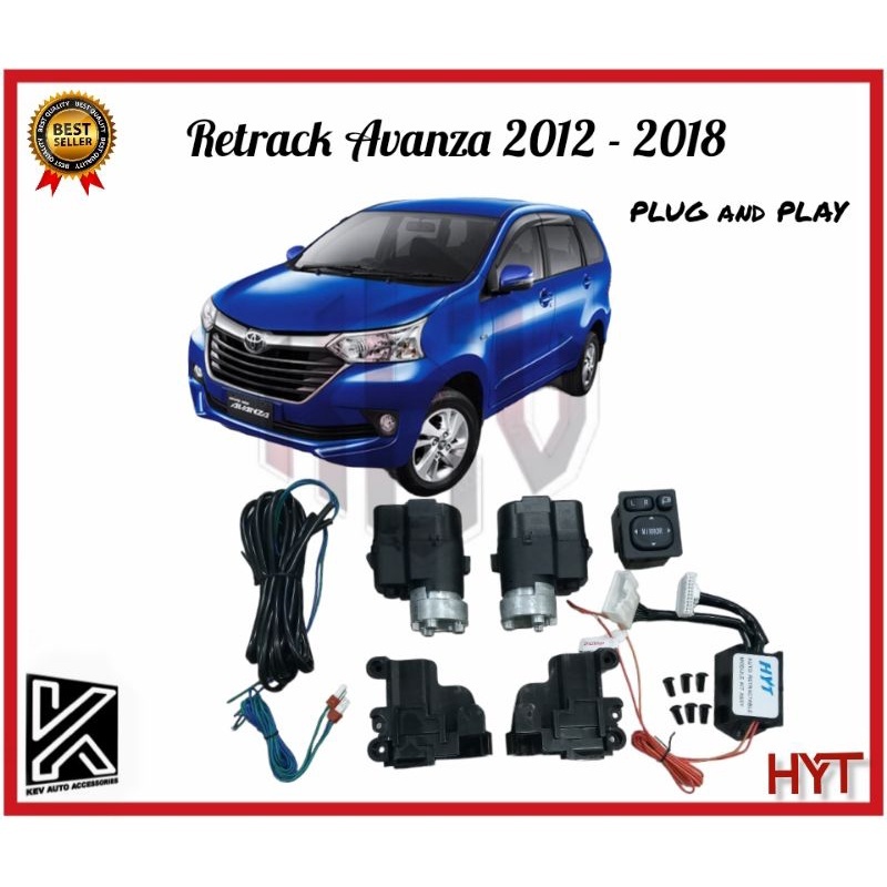 Retrack spion all new Avanza/xenia motor spion lipat avanza