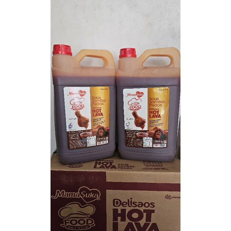 Mamasuka Hot Lava 6.2 kg Jerigen Delisaos Hot Lava/Volcano