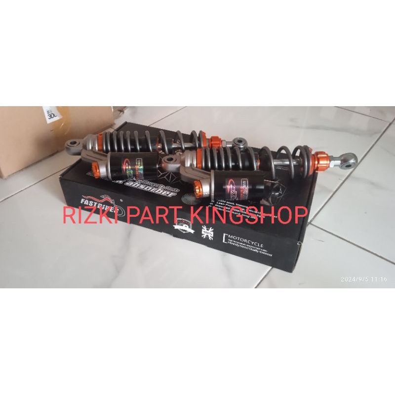 Shokbeker belakang rx king replika KTC warna Grey grey ukuran 320mm