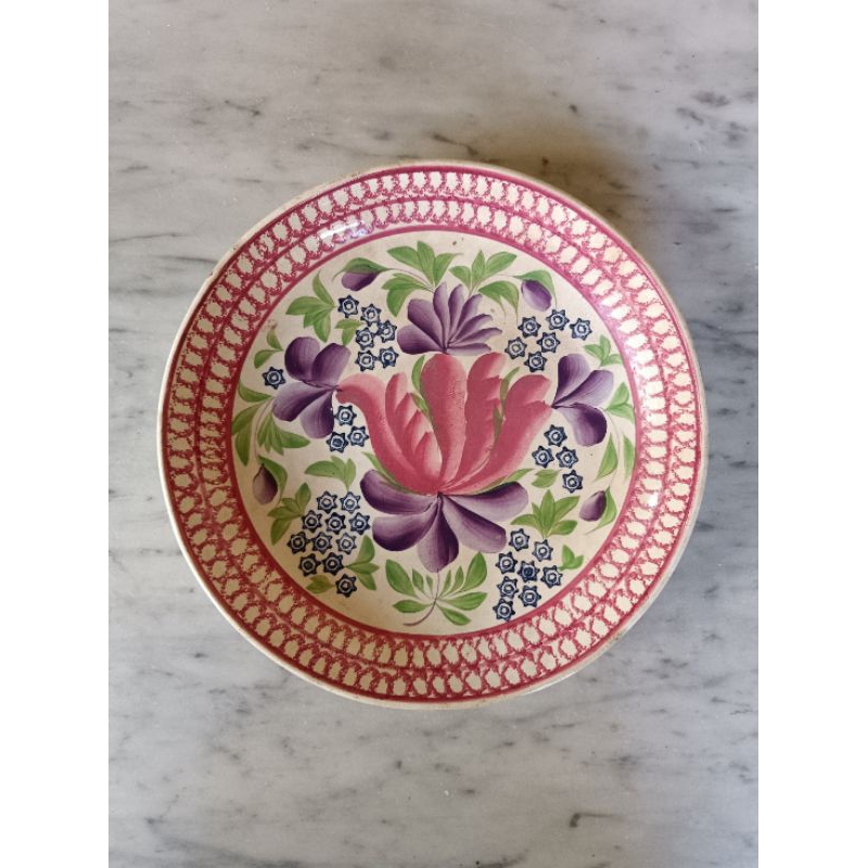 piring kangkung keramik lawas