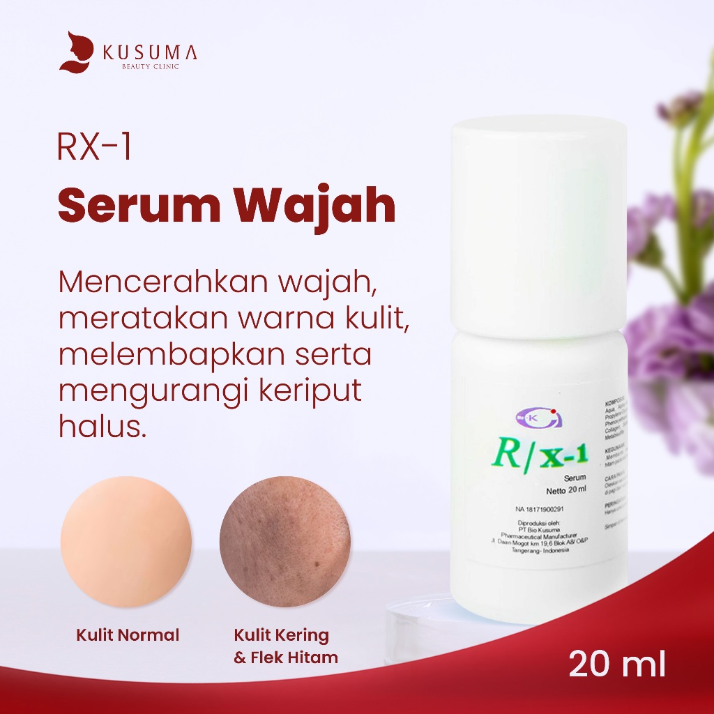 Kusuma Beauty - Serum Wajah RX-1 20ml - Serum Pencerah Kulit