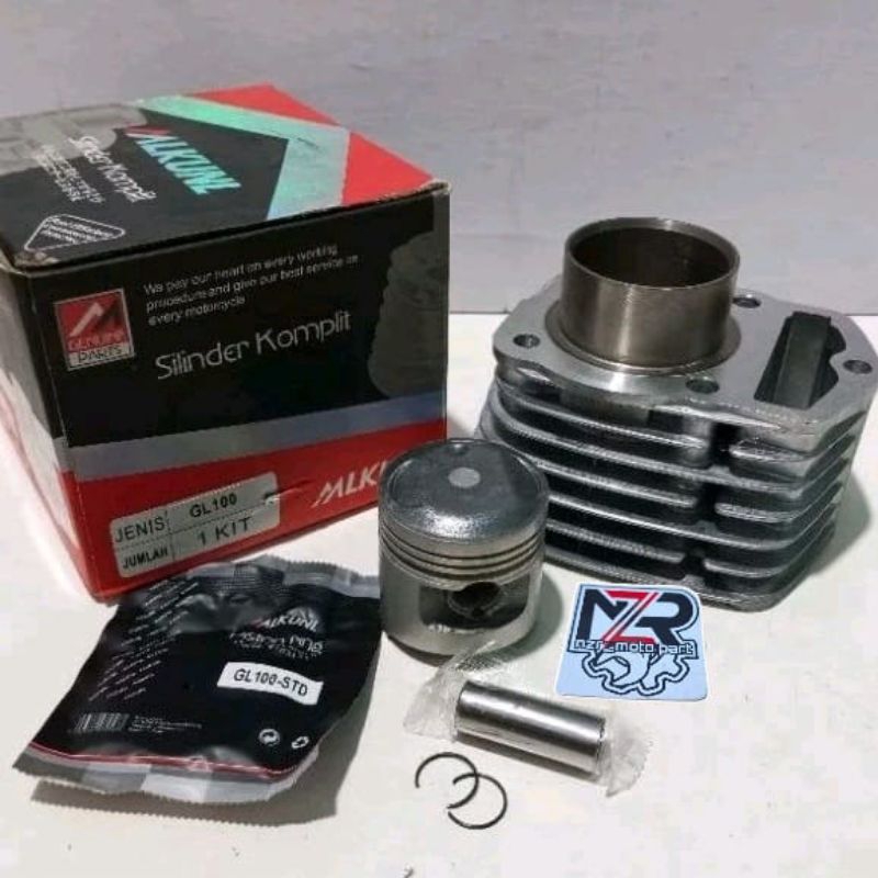 BLOK SEHER GL100 STANDAR 52 MM//BORING SET RING HONDA GL 100 CB 100 CB 100 K3//CYLINDER BLOCK PISTON