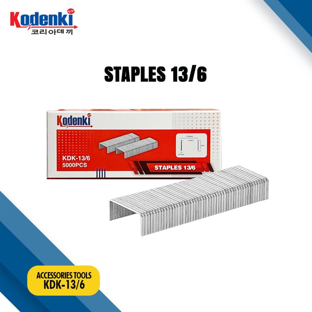 

Kodenki Isi Staples 13/6 R23 Isi Refill Hekter Stapler Gun Tacker 6MM - Anak Hekter Stepler Gun Tangan Tembak Manual 13 6MM 5000pcs - Isi Staples Gun Stepler Steples Stapler Tembak Hekter 6mm 6 mm R23 Isi Refill Gun Rapide Rapid