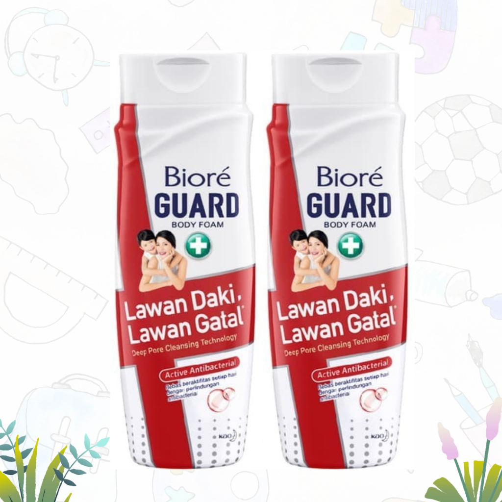 Biore Sabun Mandi Cair Guard Active Antibacterial 100ml (Pcs)