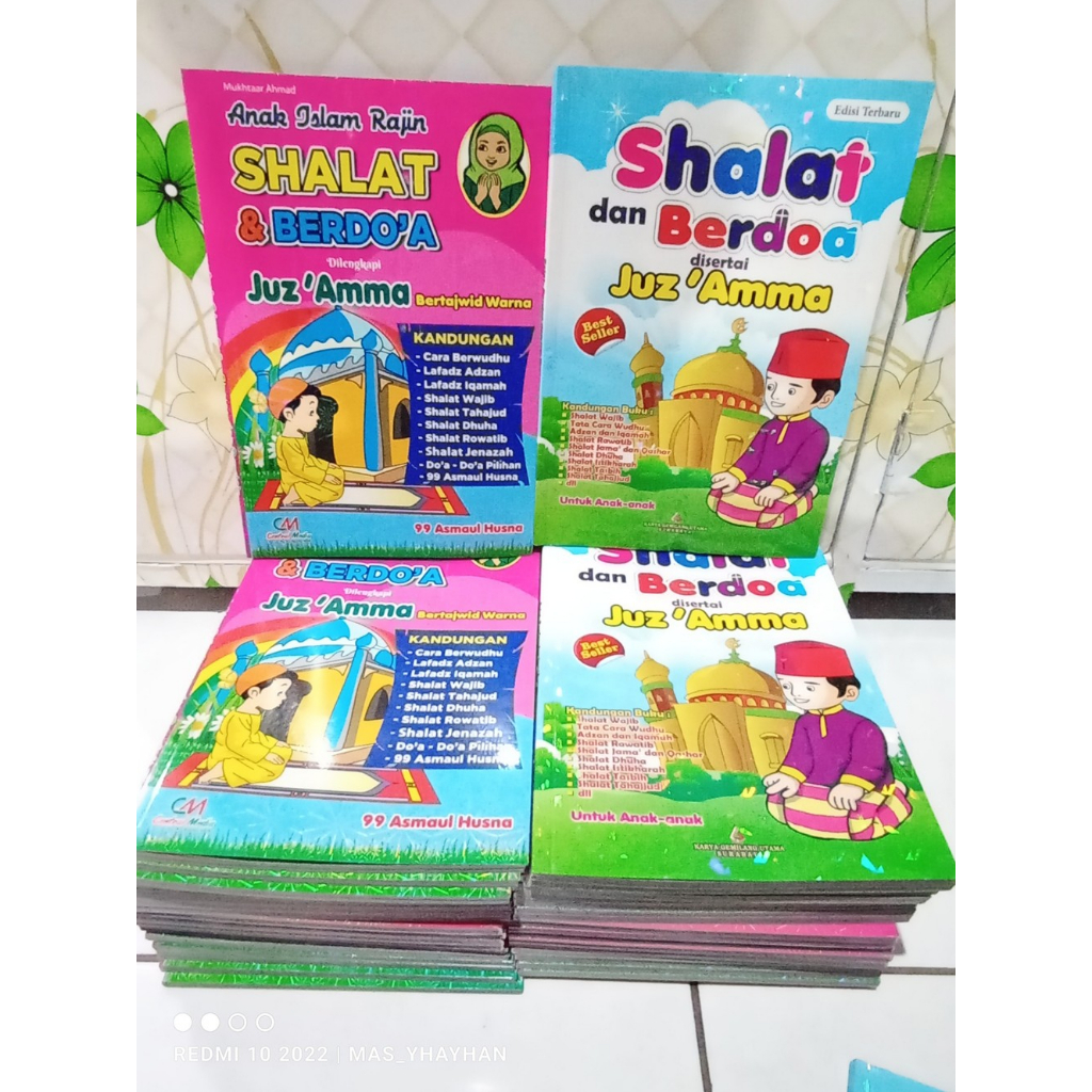 Juzz Amma Sholat dan Doa bergambar full warna