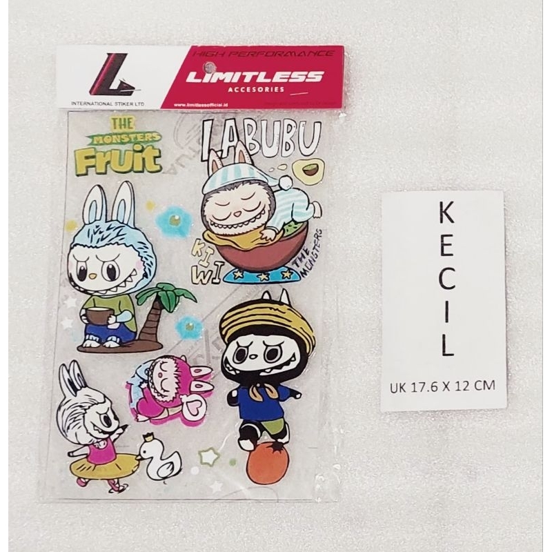

stiker super clear labubu