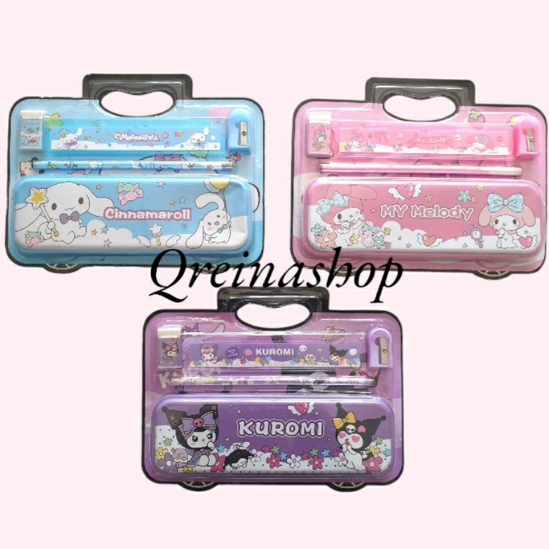 

(Bisa COD) Set. Kotak Pensil Sanrio