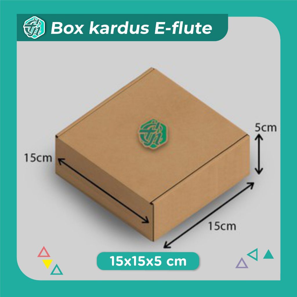

KARDUS/BOX/KARTON PACKING | PACKAGING UKURAN 15x15x5cm BAHAN E FLUTE