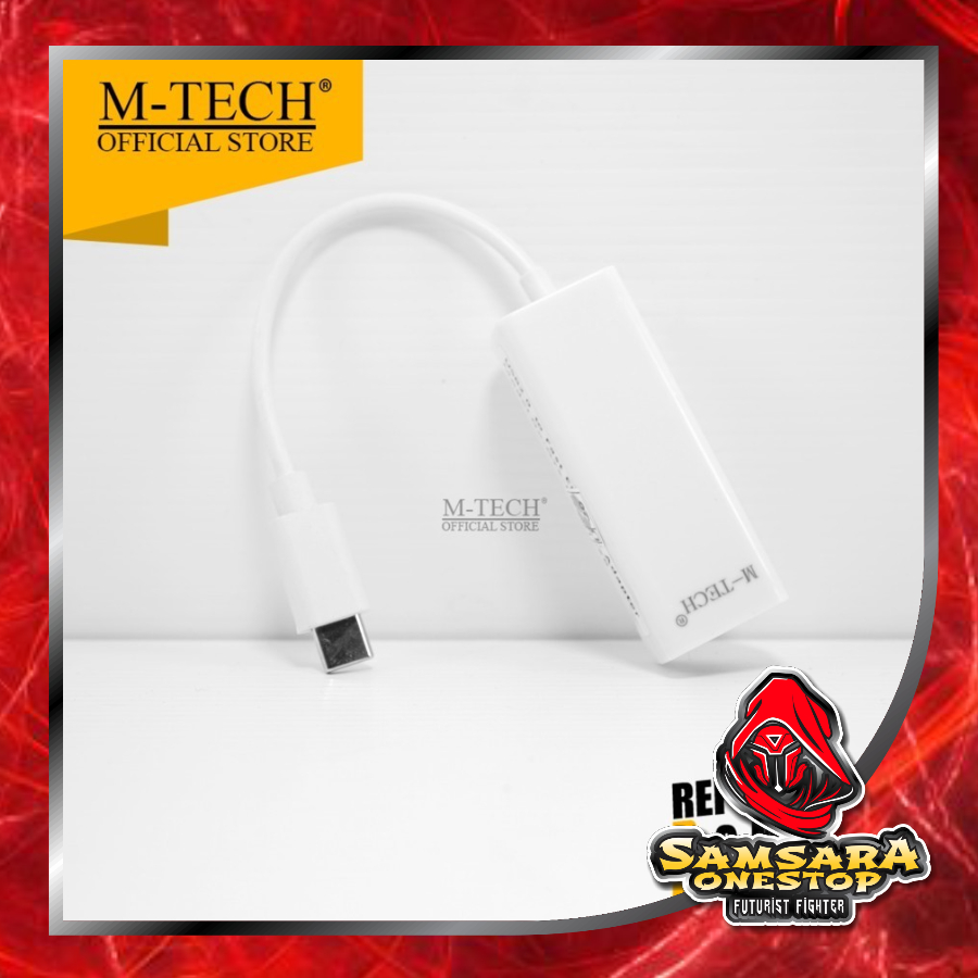 Type C to Ethernet LAN Adapter M-Tech / Type C to LAN