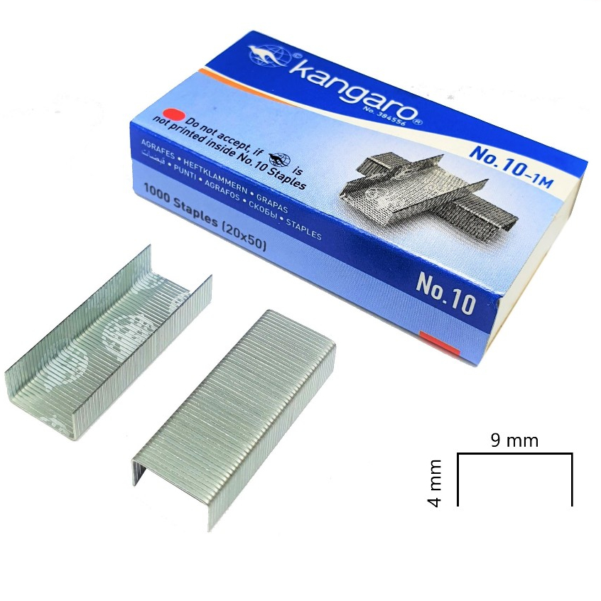 

[1 Pcs] Isi Hekter No.10 Kangaro 10-1M / Anak Hekter / Isi Staples No.10 Kangaro 10-1M