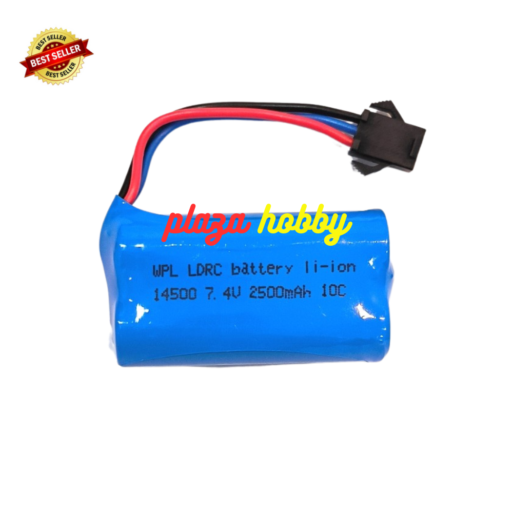 baterai up grade rc D90 MN91 MN82 MN40 MN45 LDRC 14500 7.4v 2500mAH SM 3P