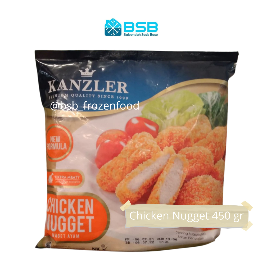 

Kanzler Chicken Nugget 450gr - Nugget Ayam Kanzler