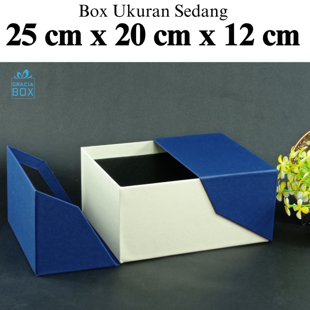 

BOX HAMPER - HARDBOX - KOTAK KADO - ukuran 25 cm x 20 cm x 12 cm