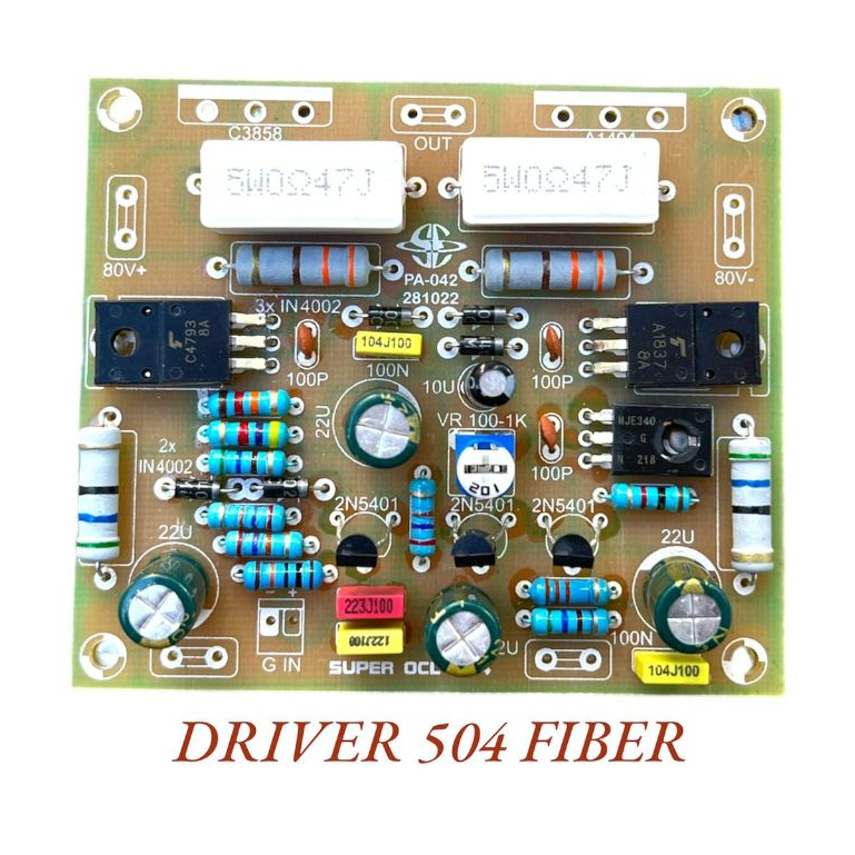 DRIVER 504 FIBER / DRIVER 504 PCB FIBER