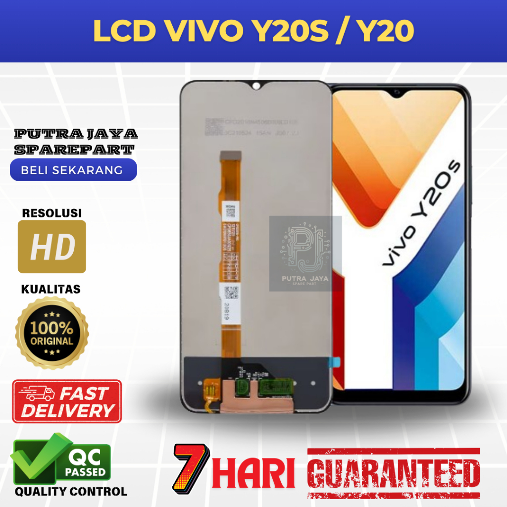 LCD VIVO Y20S / LCD TOUCHSCREEN VIVO Y20s  Y20  COMPATIBLE FOR LCD VIVO Y20 ORIGINAL