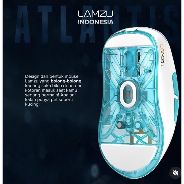 Lamzu Atlantis Dustproof Seal Anti Dust For Gaming Mouse Lamzu