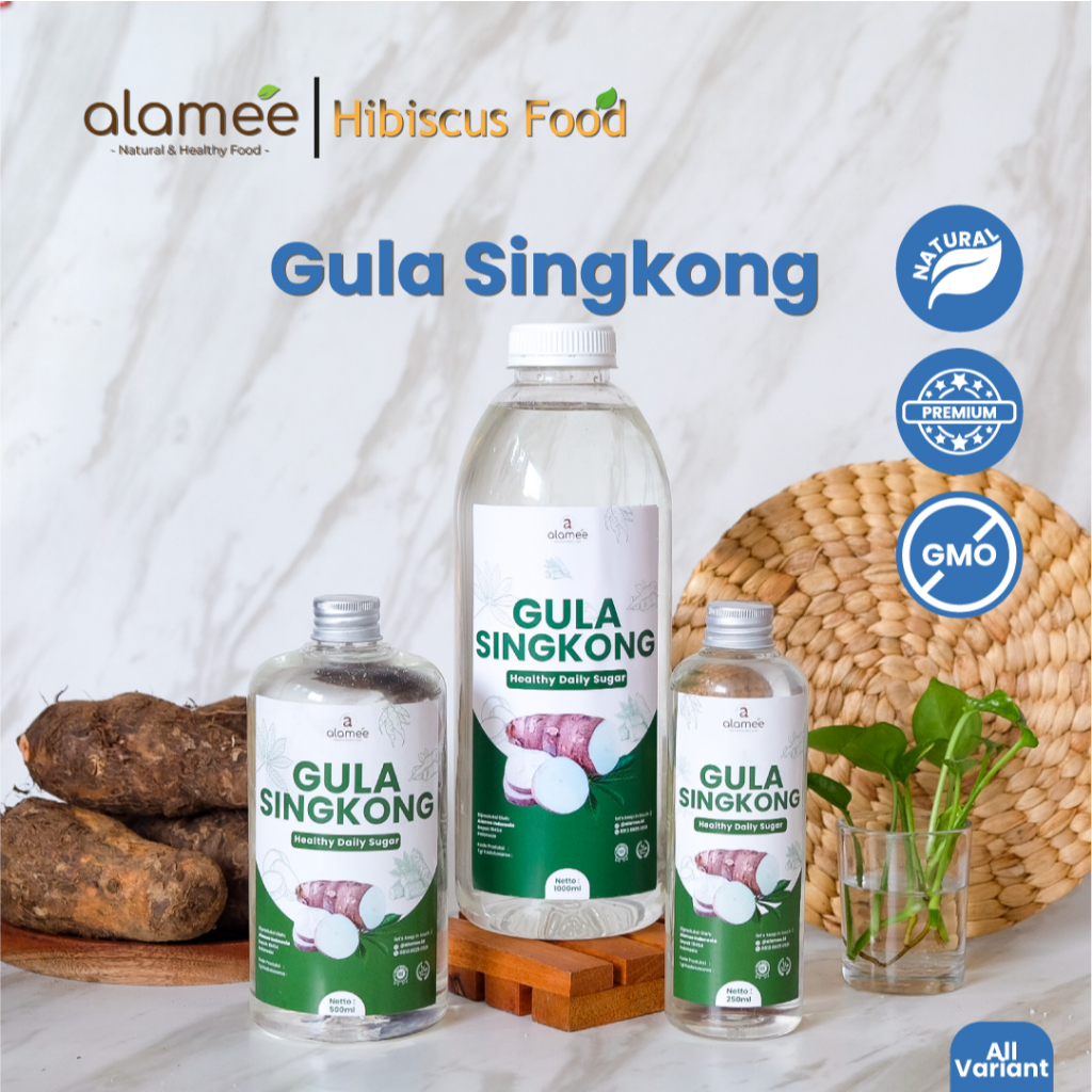 

ALAMEE Gula Singkong Ketela Organik Cair Asli Rendah Kalori Pemanis Sweetener Fructose Gluten Free