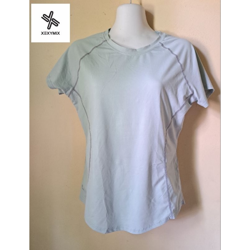 [PRELOVED/THRIFT] XEXYMIX KAOS T-SHIRT ATASAN SPORT OLAHRAGA WANITA WARNA MINT
