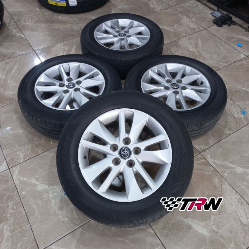 VELG ORI COPOTAN INNOVA REBORN R16 SEPAKET BAN DUNLOP 205/65 R16 SECOND