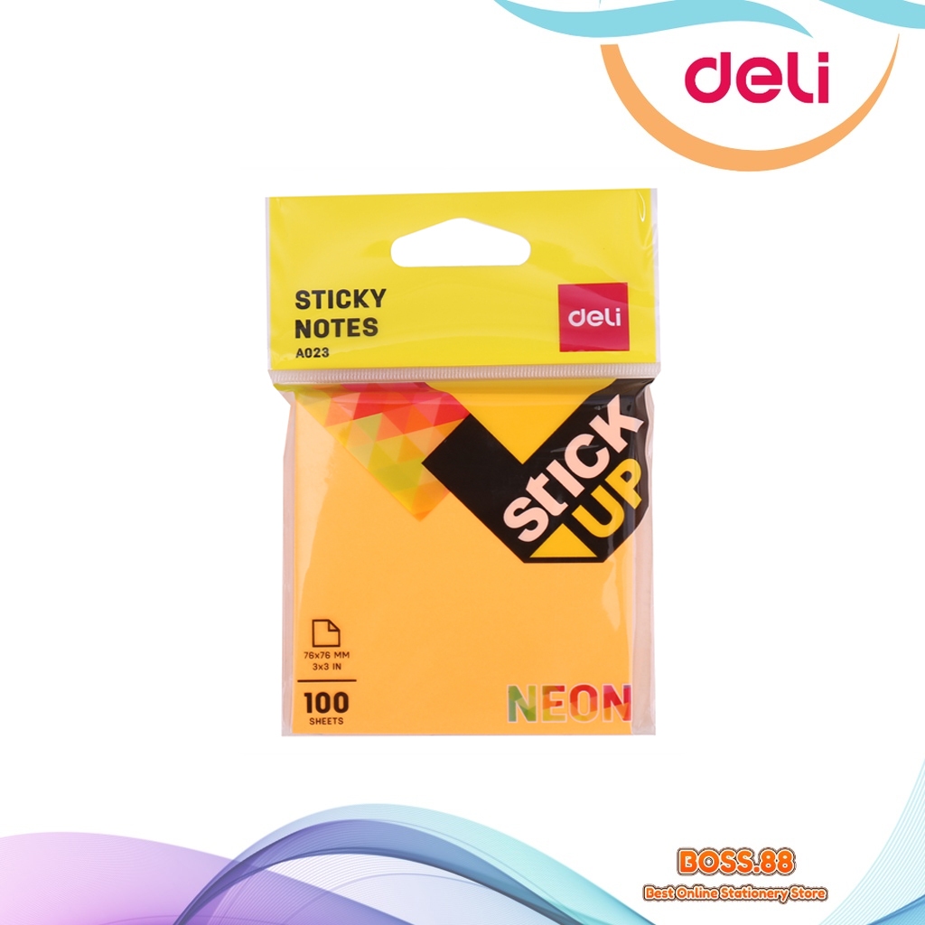 

STICK NOTE / NOTES TEMPEL DELI EA-02302 NEON (1 PCS)