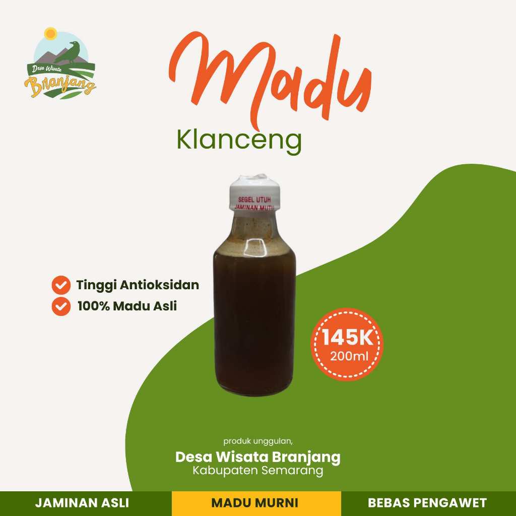 

Madu Klanceng Murni 200 ml